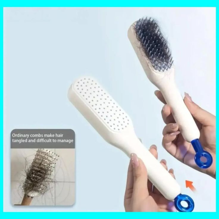 Self-Cleaning Hair Comb