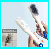 Self-Cleaning Hair Comb