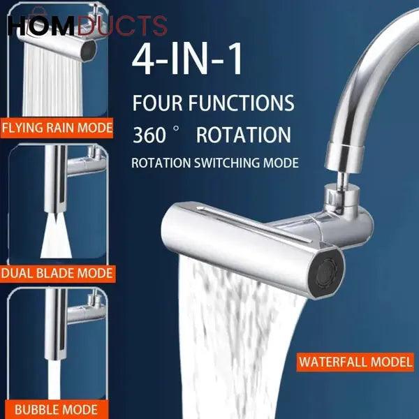 4-Mode Kitchen Faucet