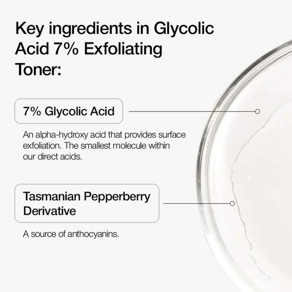 Urapra Glycolic Acid 7% Toning Solution