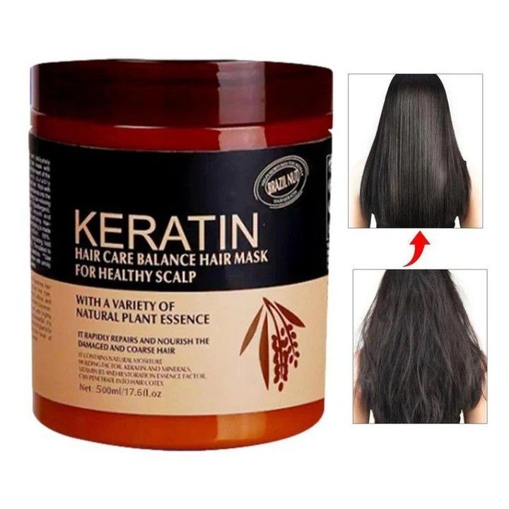 Keratin Hair Care Balance Mask And Treatment For Healthy Scalp – 500ml