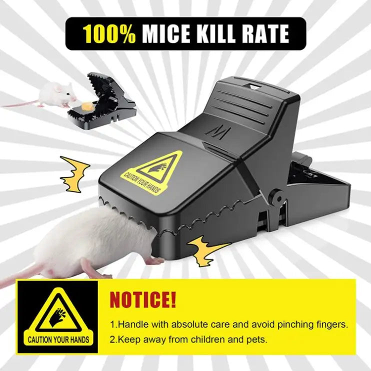 Heavy Duty Plastic Mouse Trap | Reusable Mouse Catcher