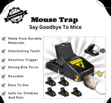 Heavy Duty Plastic Mouse Trap | Reusable Mouse Catcher