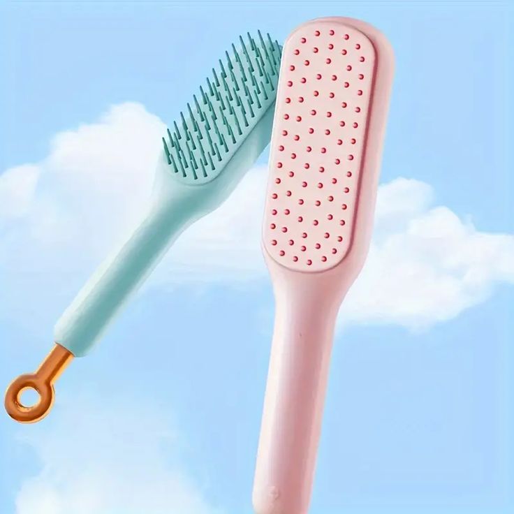 Self-Cleaning Hair Comb